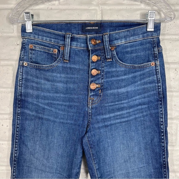 JCREW Vintage Straight Leg Jeans button fly raw hem - Picture 2 of 10